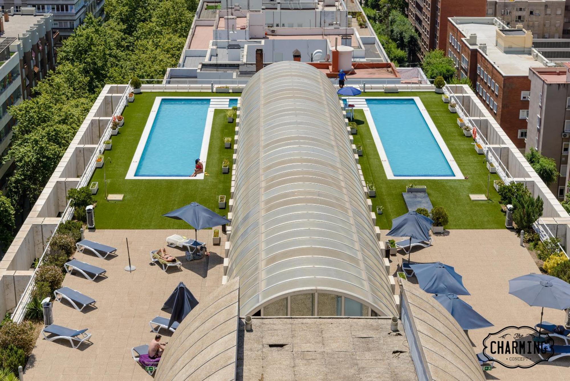 Charming Eurobuilding 2 Terrace Exclusive - Plaza De Parking Leilighet Madrid Eksteriør bilde
