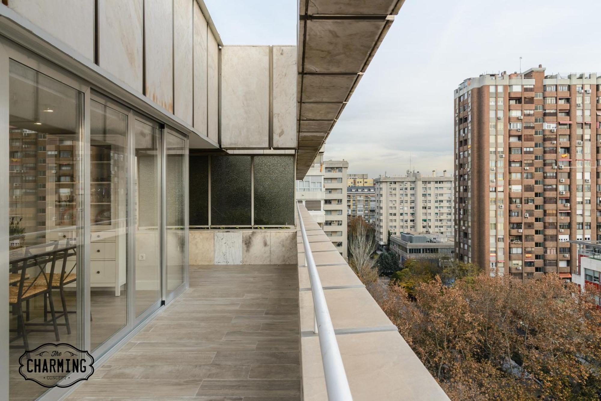 Charming Eurobuilding 2 Terrace Exclusive - Plaza De Parking Leilighet Madrid Eksteriør bilde