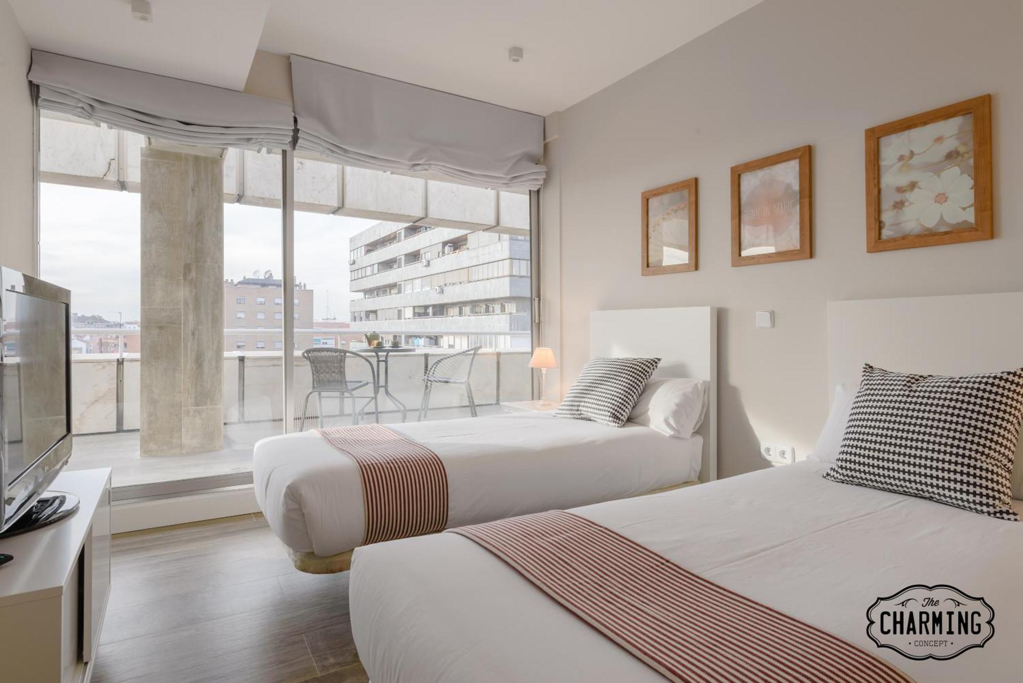 Charming Eurobuilding 2 Terrace Exclusive - Plaza De Parking Leilighet Madrid Eksteriør bilde