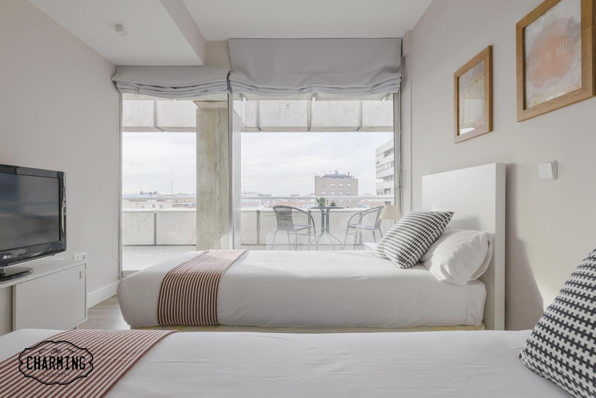 Charming Eurobuilding 2 Terrace Exclusive - Plaza De Parking Leilighet Madrid Eksteriør bilde